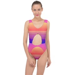 Sunset Summer Time Center Cut Out Swimsuit by Salman4z