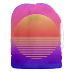 Sunset Summer Time Drawstring Pouch (3xl) by Salman4z