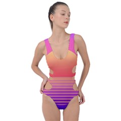 Sunset Summer Time Side Cut Out Swimsuit by Salman4z