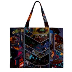 Fictional Character Cartoons Zipper Mini Tote Bag by Salman4z