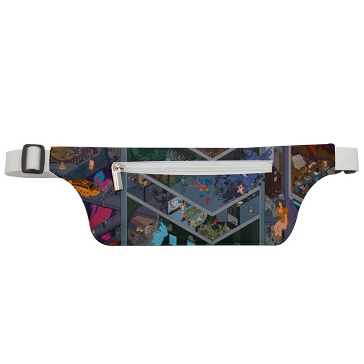 Fictional Character Cartoons Active Waist Bag