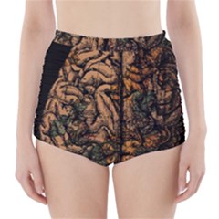 Always On My Mind Tobe Map Places Travel Vintage High-waisted Bikini Bottoms by Salman4z