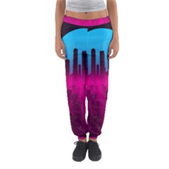 Futuristic Cityscape Women s Jogger Sweatpants