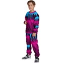 Futuristic Cityscape Kids  Sweatshirt set View2