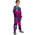 Futuristic Cityscape Kids  Sweatshirt set View3