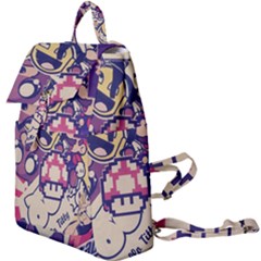 Retro Cartoon Hello Titty Parody Buckle Everyday Backpack by Salman4z