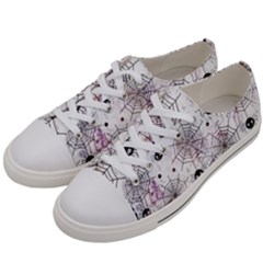 Creepy Spider Women s Low Top Canvas Sneakers by Salman4z