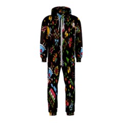 Cartoon Texture Hooded Jumpsuit (kids) by Salman4z