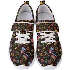 Cartoon Texture Men s Velcro Strap Shoes by Salman4z