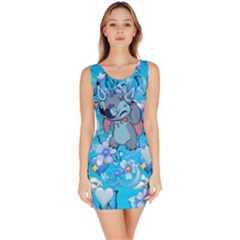 Blue Stitch Aesthetic Bodycon Dress by Salman4z