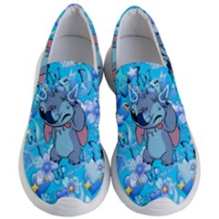 Blue Stitch Aesthetic Women s Lightweight Slip Ons by Salman4z