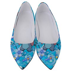 Blue Stitch Aesthetic Women s Low Heels by Salman4z