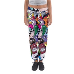 Cartoon Explosion Cartoon Characters Funny Women s Jogger Sweatpants by Salman4z