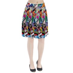 Cartoon Explosion Cartoon Characters Funny Pleated Skirt by Salman4z