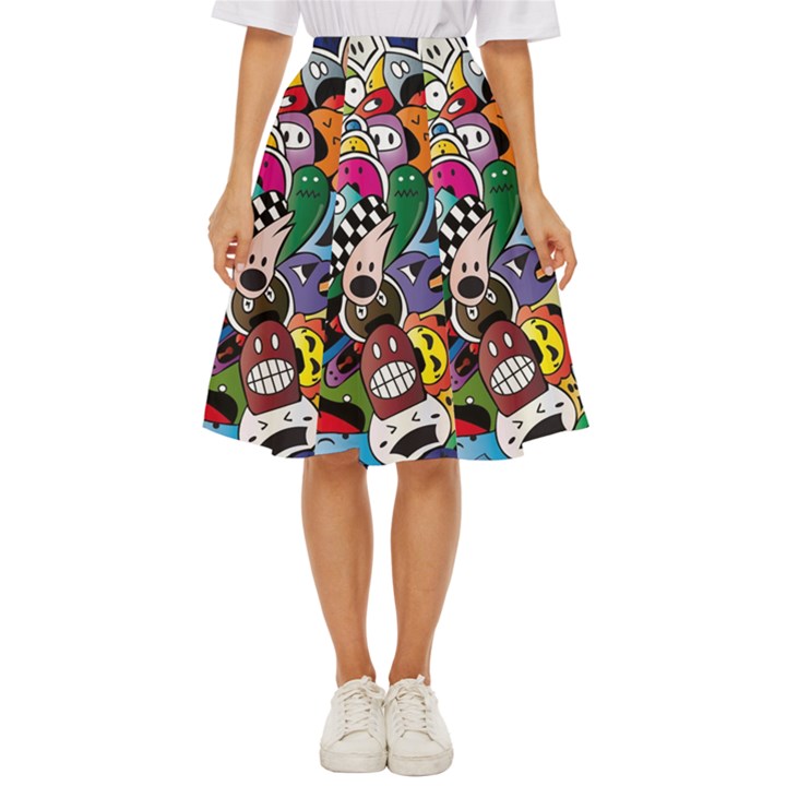 Cartoon Explosion Cartoon Characters Funny Classic Short Skirt