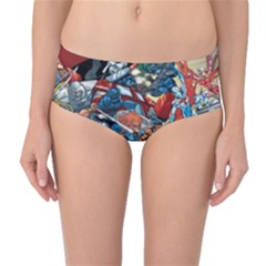 80 s Cartoons Cartoon Masters Of The Universe Mid-waist Bikini Bottoms by Salman4z