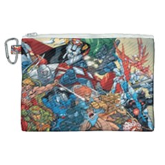 80 s Cartoons Cartoon Masters Of The Universe Canvas Cosmetic Bag (xl) by Salman4z