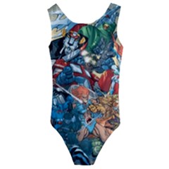 80 s Cartoons Cartoon Masters Of The Universe Kids  Cut-out Back One Piece Swimsuit by Salman4z