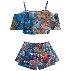 80 s Cartoons Cartoon Masters Of The Universe Kids  Off Shoulder Skirt Bikini by Salman4z