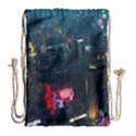 Cityscape Digital Art Drawstring Bag (Large) View1