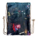 Cityscape Digital Art Drawstring Bag (Large) View2