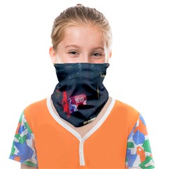 Cityscape Digital Art Face Covering Bandana (kids) by Salman4z