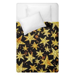 Shiny Glitter Stars Duvet Cover Double Side (single Size) by Salman4z