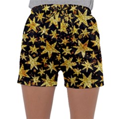 Shiny Glitter Stars Sleepwear Shorts by Salman4z