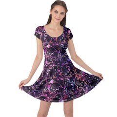 Fun Spooky Cute Ghosts Adoxali Halloween Cap Sleeve Dress by Salman4z