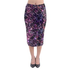 Fun Spooky Cute Ghosts Adoxali Halloween Midi Pencil Skirt