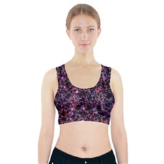 Fun Spooky Cute Ghosts Adoxali Halloween Sports Bra With Pocket