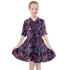 Fun Spooky Cute Ghosts Adoxali Halloween Kids  All Frills Chiffon Dress