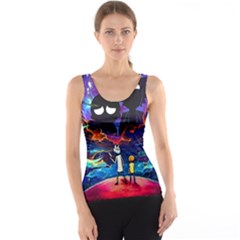 Rick And Morty In Outer Space Tank Top by Salman4z