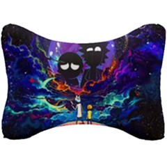 Rick And Morty In Outer Space Seat Head Rest Cushion by Salman4z