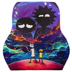 Rick And Morty In Outer Space Car Seat Back Cushion  by Salman4z