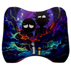 Rick And Morty In Outer Space Velour Head Support Cushion by Salman4z