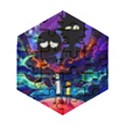 Rick And Morty In Outer Space Wooden Puzzle Hexagon View1