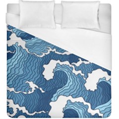 Waves Aesthetics Illustration Japanese Duvet Cover (king Size)