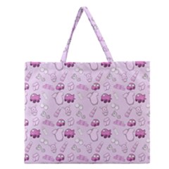 Baby Toys Zipper Large Tote Bag by SychEva