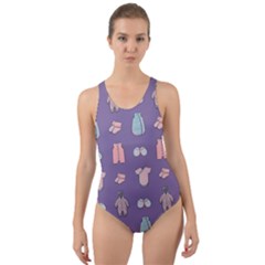 Baby Clothes Cut-Out Back One Piece Swimsuit