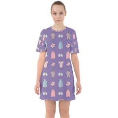 Baby Clothes Sixties Short Sleeve Mini Dress