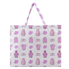 Kid’s Clothes Zipper Large Tote Bag by SychEva