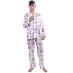 Kid’s Clothes Men s Long Sleeve Satin Pajamas Set by SychEva