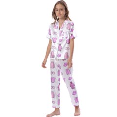 Kid’s Clothes Kids  Satin Short Sleeve Pajamas Set by SychEva