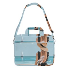 Rest By The Sea Macbook Pro 16  Shoulder Laptop Bag by SychEva