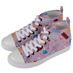 Medical Women s Mid-top Canvas Sneakers by SychEva