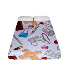 Medicine Fitted Sheet (full/ Double Size) by SychEva