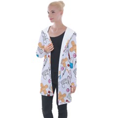 Medicine Longline Hooded Cardigan by SychEva