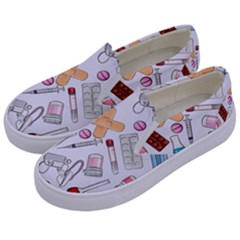 Medicine Kids  Canvas Slip Ons by SychEva