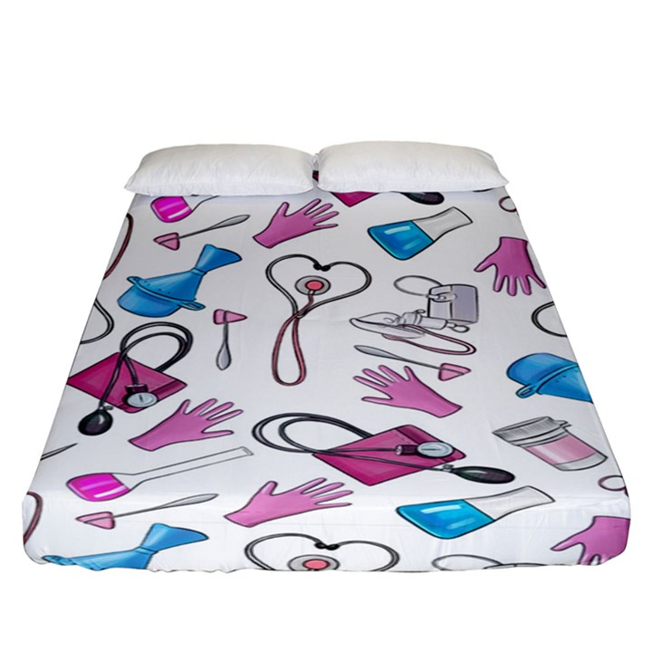 Medicine Fitted Sheet (King Size)